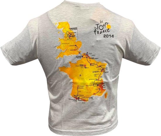 T-shirt Officiel Vintage Tour de France Grijs - Taille 10/12 ans | bol.com