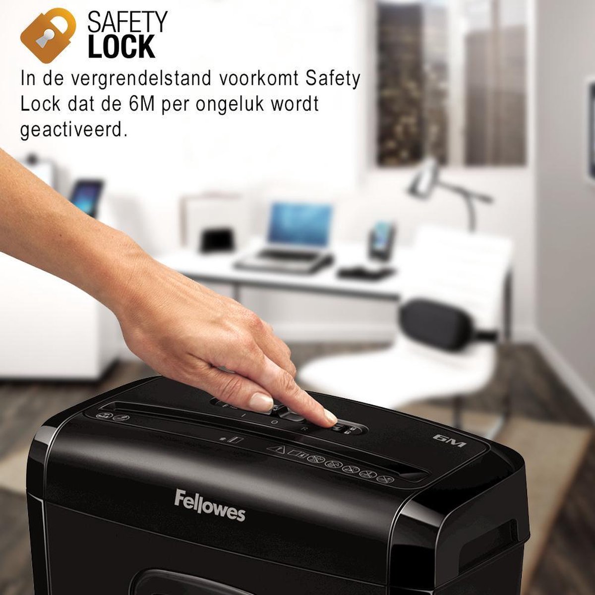 Fellowes 6M - Papierversnipperaar thumbnail 4