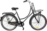 Wheelerz City Bike Classic Eco 26 pouces noir mat | avec porte-bagages avant
