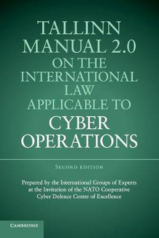 Tallinn Manual 2.0 on the International Law Applicable to Cy ... - cover