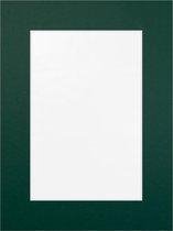 Passe Partout Donker Groen - 60 x 80 cm - Uitsnede: 49 x 69 cm - Per 5 Stuks