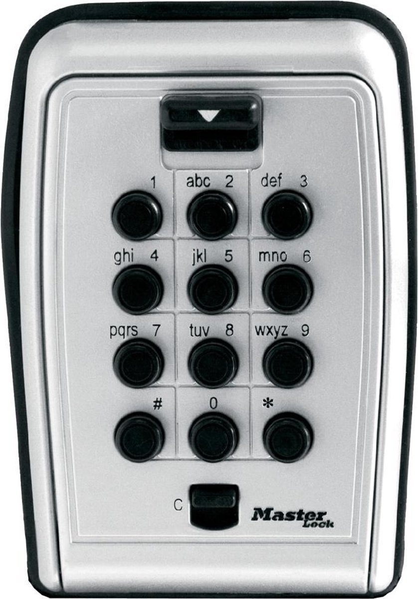 MasterLock 5423EURD Select Access Sleutelkluis met Drukknoppen - Bevestiging aan muur