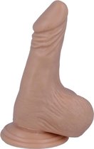 Mr. Intense - dildo - dildo vibrator - dildo vrouwen - dildo mannen - dildo anaal - dildo xxl  - beige - flexibel - 14,6cm Ø 3,5cm / sex / erotiek toys