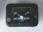 Geldkist (Money box) met sleutel, L11 x B8 x H5 cm - Zwart