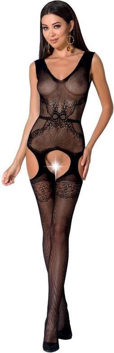 PASSION WOMAN BODYSTOCKINGS | Passion Woman Bs062 Bodystocking Black One Size