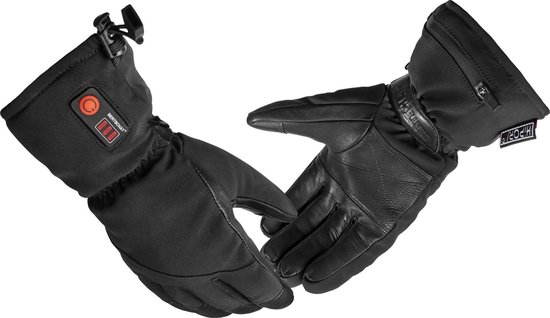 Verwarmde handschoenen met oplaadbare accu |  Maat: S | Unisex | Zwart [Ski handschoenen / winter handschoenen / elektrische handschoenen] 3.000 mAh