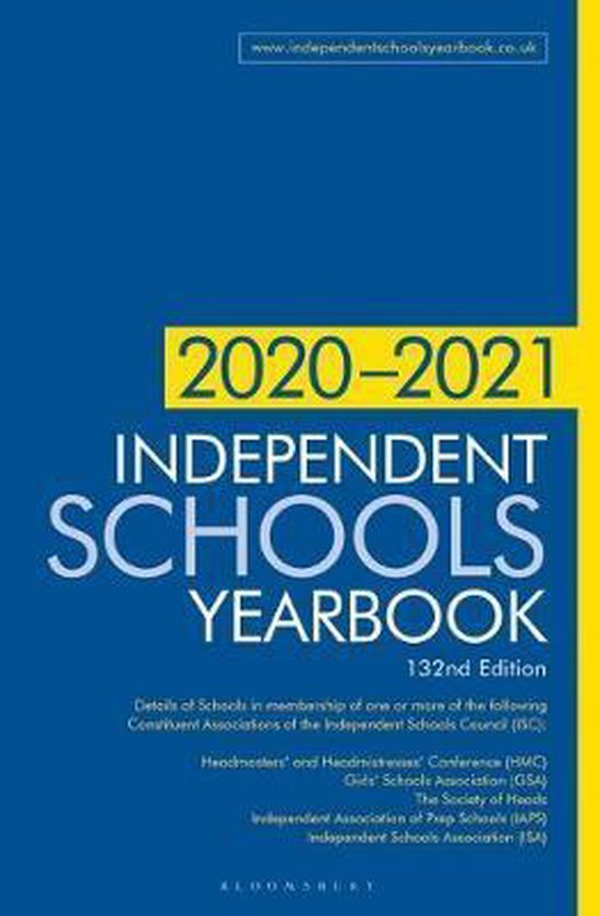 Independent Schools Yearbook 20202021 - cover