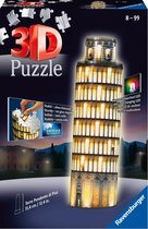 Bol.com Ravensburger Toren van Pisa Night Edition - 3D puzzel gebouw - 216 stukjes aanbieding