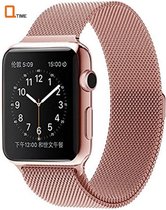 Milanese Loop Armband Voor Apple Watch 42/44 MM Iwatch Metalen Milanees Horloge Band – Rosegold Let op: smartwatch wordt niet meegeleverd, alleen het bandje!