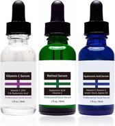Gezichtsserum set - Retinol / Hyaluron / Vitamine C serum