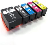 MediaHolland® 202XL Huismerk inktcartridges geschikt voor Epson 202XL Multipack 5 stuks