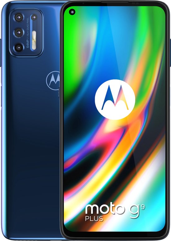 Motorola Moto G9 Plus - 128GB - Deep dive blauw