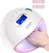 Sun5 S UV/LED Nagellamp -  Nageldroger - Nageldroger voor Gel nagels - Professionele - UV/LED Nail Lamp – 72 watt