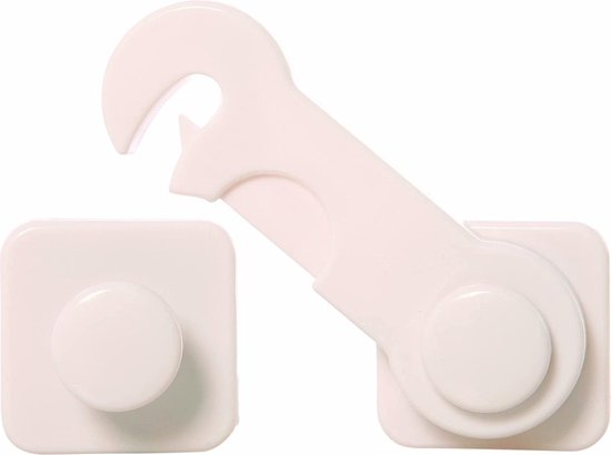 Dreambaby Zelfklevende veiligheidshaakjes Kinderslot Voor gebruik op  glazen | bol.com