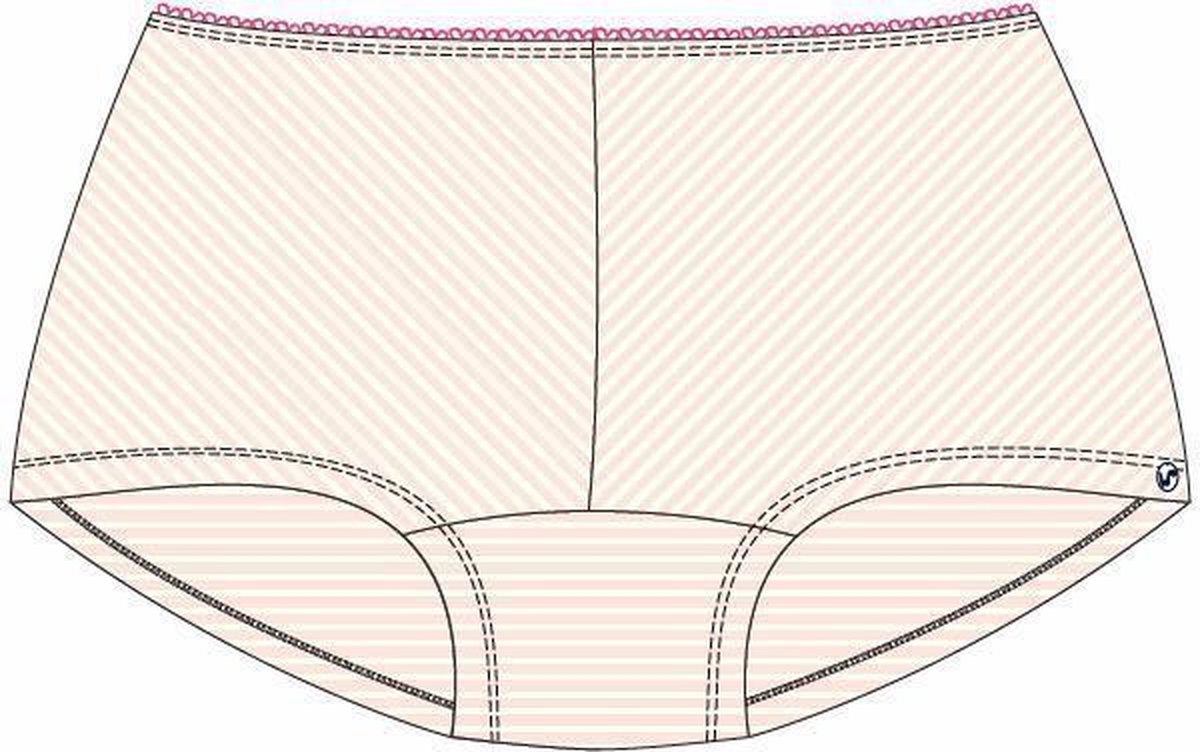 Woody Meisjes hipster – stripe cradle pink – 13SHF-Z/945 – maat 140 / 10a