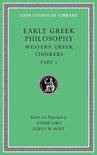 Early Greek Philosophy Vol IV Sophists