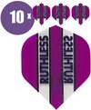 Afbeelding van het spelletje ABC Darts - Dart Flights - Ruthless Classic Paars - 10 sets (30 stuks)