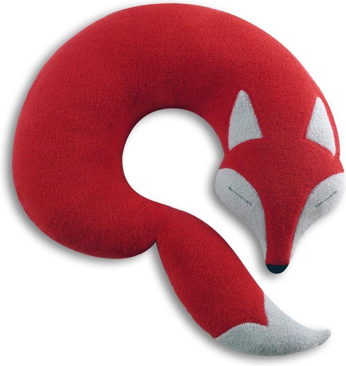 Leschi Neck pillow Peter the fox - red/black