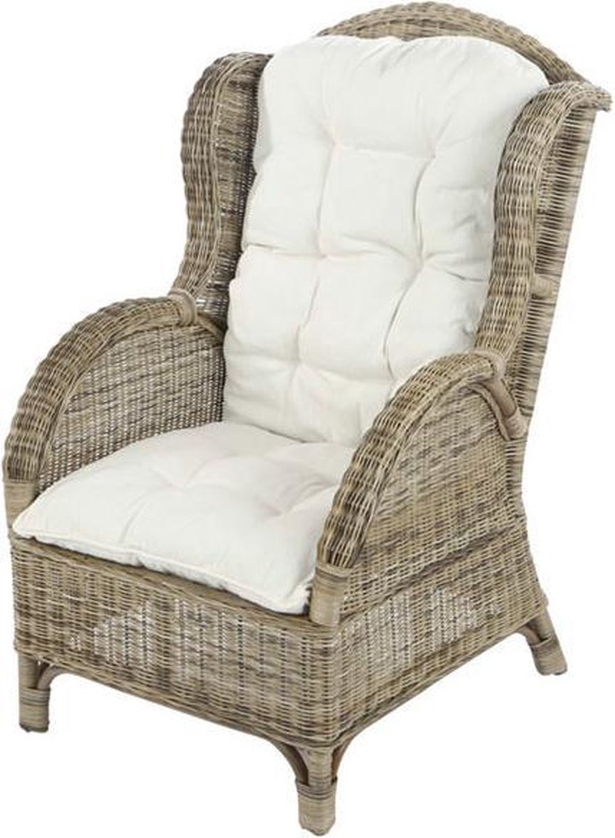 Rieten Fauteuil 70x65xH105 cm