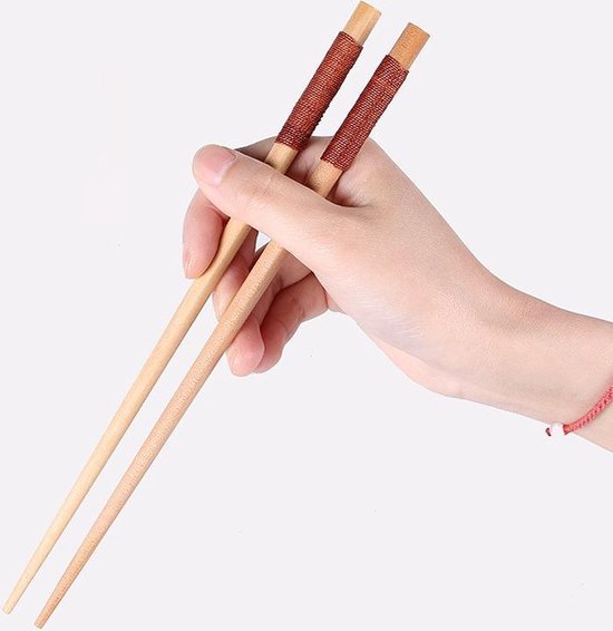 Handgemaakte Japanse Eetstokjes - Japanse Eetstokjes – Chopsticks -Lichtbruin/Lichtbruin - Merkloos