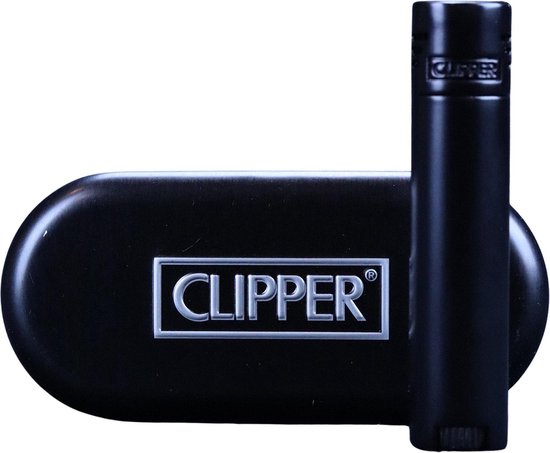 Metalen Clipper aansteker - Clipper Metal Jet Flame Matt Black