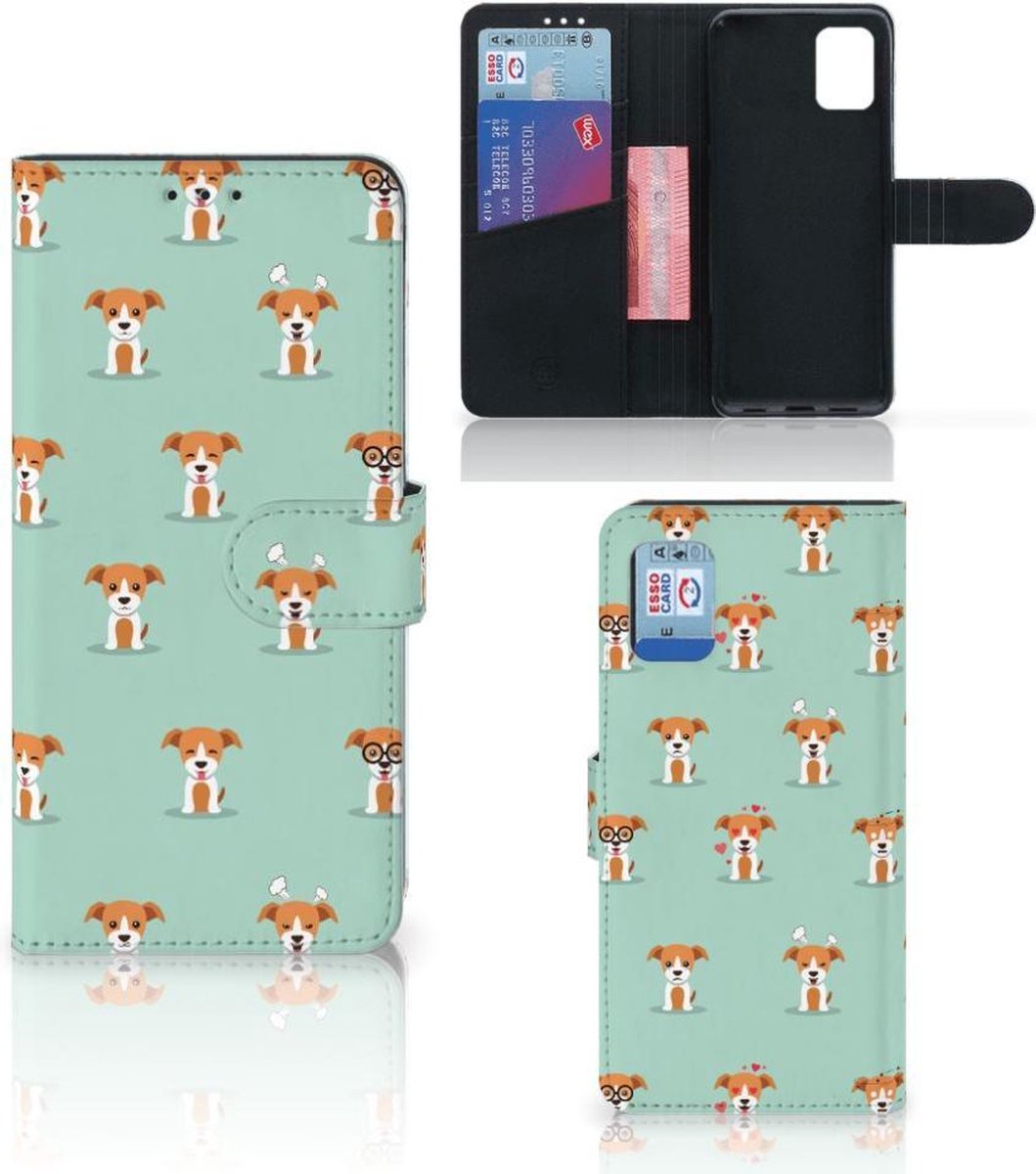 Samsung Galaxy A31 Telefoonhoesje met Pasjes Pups