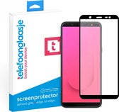 Telefoonglaasje Screenprotectors Geschikt voor Samsung Galaxy J8 2018 - Volledig Dekkend - Gehard Glas Screenprotector Geschikt voor Samsung Galaxy J8 2018 - Beschermglas van rand