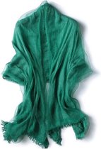 Damessjaal – Transparante Omslagdoek – Groen