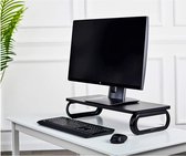 Monitor Verhoger Standaard - Laptop Beeldschermverhoger - Bureau Beeldscherm - Hout - Amazonbasics