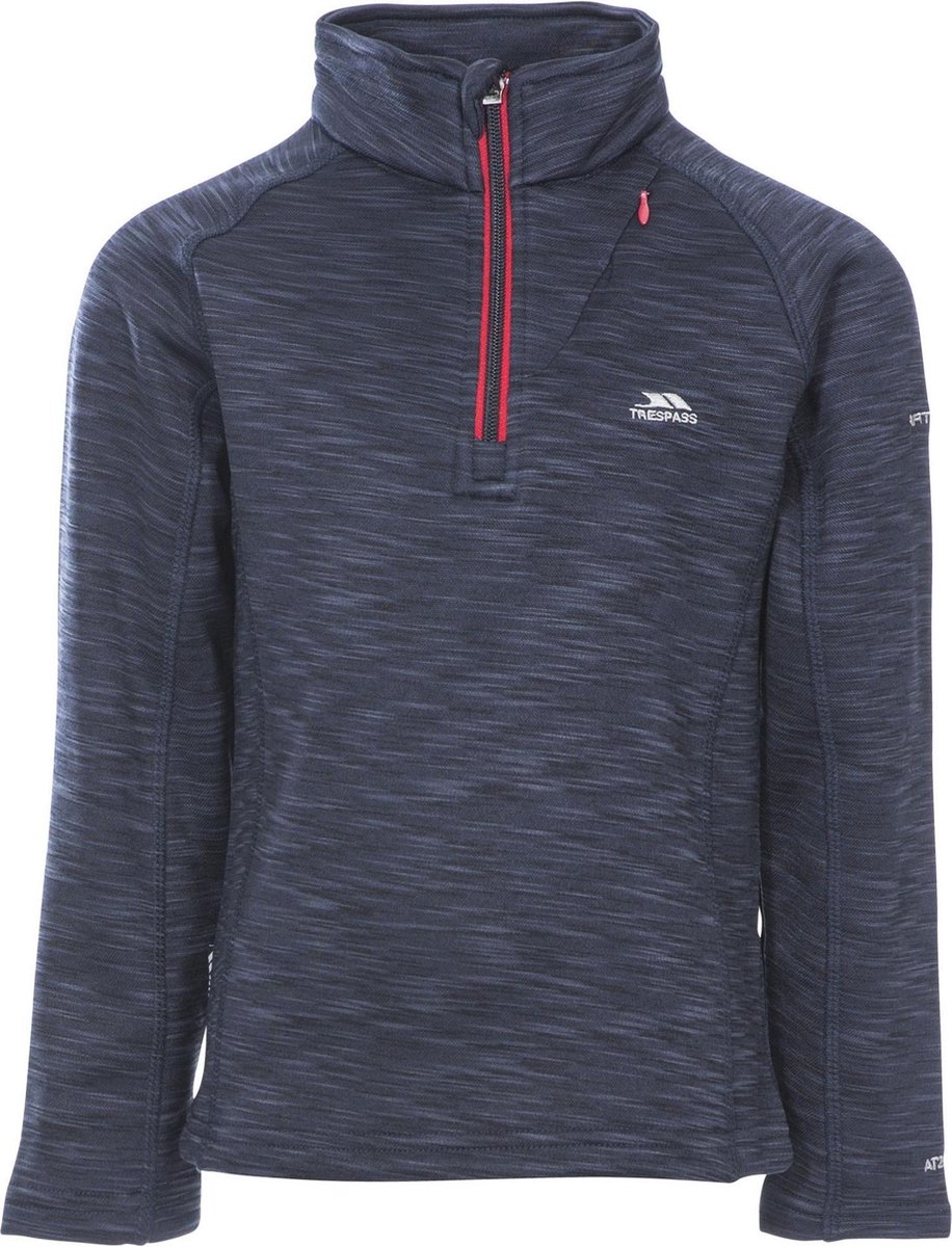 Trespass kinderfleecejas/fleecepullover Edvin Jongensfleece At200 Marl-11/12 Blauw