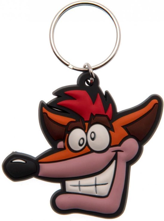 Crash Bandicoot Extra Life Rubberen Sleutelhanger bol