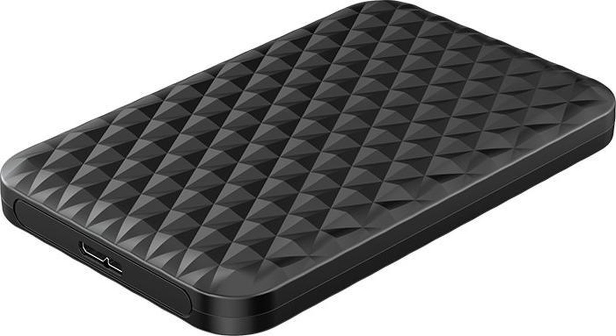 ORICO 2.5 inch harde schijf behuizing met sliding cover - uniek ruit design - zwart