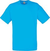 Fruit Of The Loom Heren Valueweight T-shirt met korte mouwen (Azure Blauw)