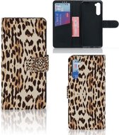 Book Cover OnePlus Nord Smartphone Hoesje Leopard