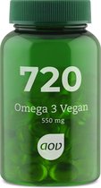 AOV 720 Omega 3 Vegan - 60 Capsules - Voedingssupplement