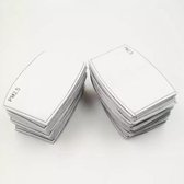 Vervangbare mondkapje filters - 60 stuks | wegwerp (50 - 60uur gebruik) | PM 2.5 filters
