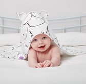 Snuz Baby Hooded handdoek - Wave Mono