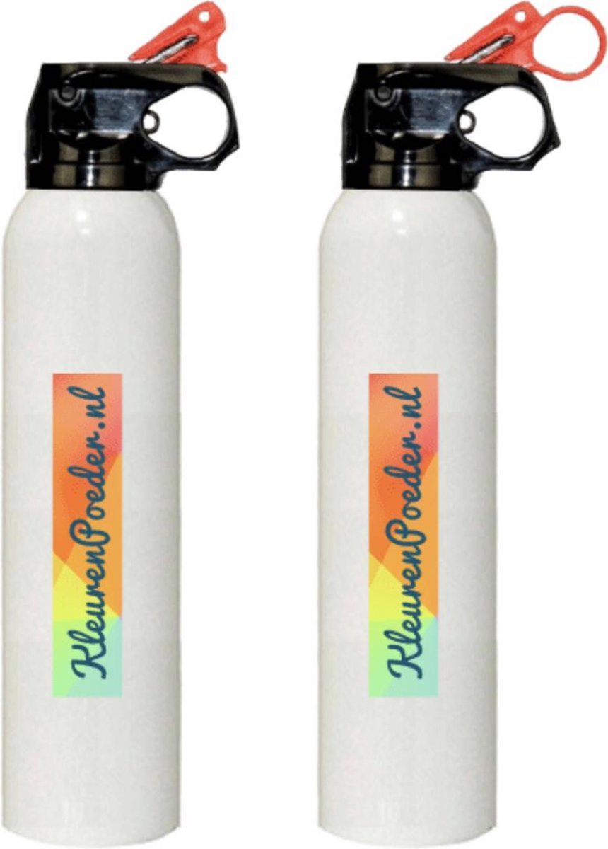 Set Poeder Spray / poeder blusser Gender Reveal Jongen
