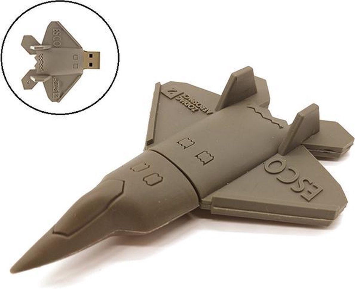 Jachtvliegtuig  usb stick 8gb