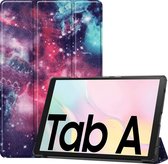 Tablet2you - Smart Cover - Hoes voor Samsung Galaxy Tab A7 - 2020 - 10.4 - T500 - T505 - Milkey Way
