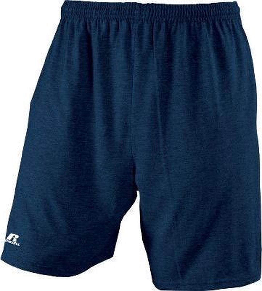 Russell Athletic Heren Shorts Katoen Met Steekzakken - Navy Blauw - Small