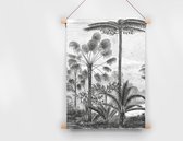 Made on Friday - Textielposter Jungle Drawing 60x90cm - Kendal (Twill 210 gr./m2)