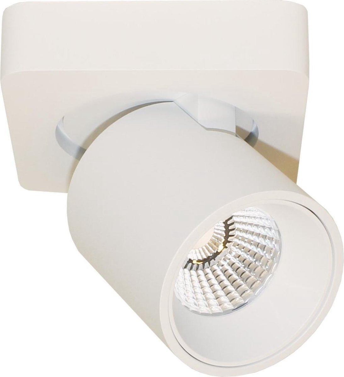 Plafondlamp Laguna 1L Wit - LED 6W 2700K 540lm - IP20 - Dimbaar > spots verlichting led wit | opbouwspot led wit | plafondlamp wit | spotje led wit | led lamp wit | design lamp wit