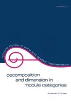 Lecture Notes in Pure and Applied Mathematics - Decomposition and Dimension in Module Categories