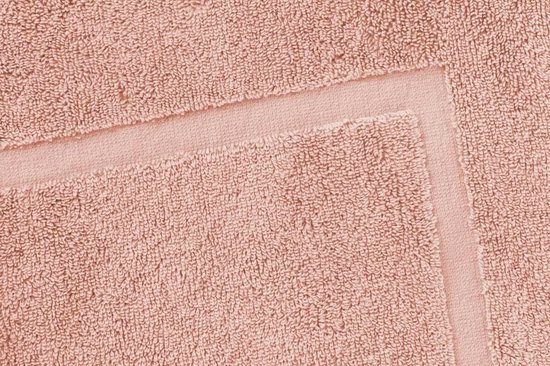 LINNICK Pure Hotel Badmat - 100% Katoen - light pink - 50x70cm