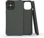Casecentive Soft Eco TPU Case - Duurzaam hoesje - iPhone 12 Pro Max groen