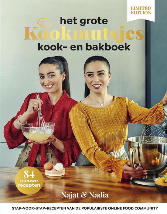 Boekomslag voor Het grote Kookmutsjes kook- en bakboek