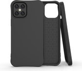 Casecentive Soft Eco TPU Case - Duurzaam hoesje - iPhone 12 Pro Max zwart