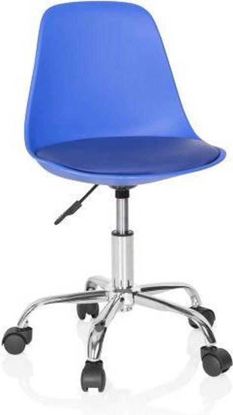 FurnitureR Gamingstoel voor kinderen, bureaustoel, gamerstoel, bureaustoel, ergonomisch modern design, mouwloos, zithoogteverstelling, rubberen wielen, turquoise M