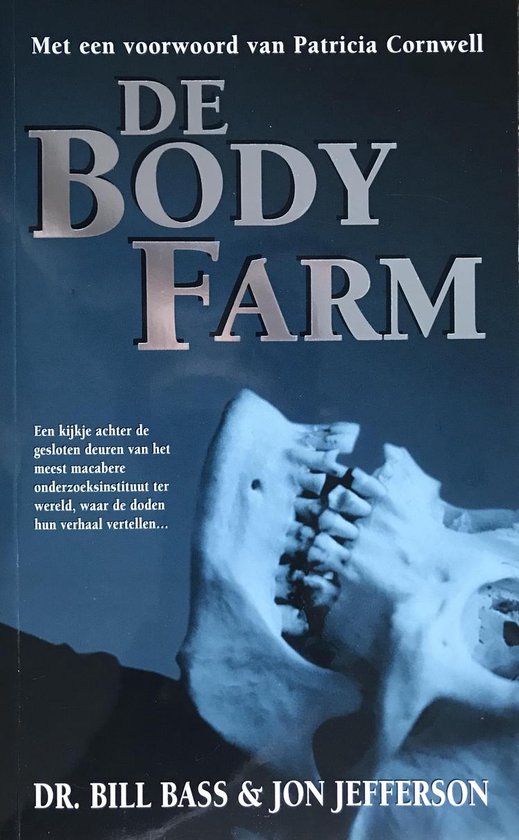 Cover van het boek 'De bodyfarm'